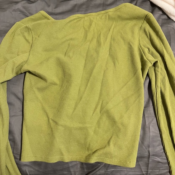 Pacsun green bodycon cardigan - Picture 2 of 2